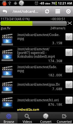 Video compressor for android