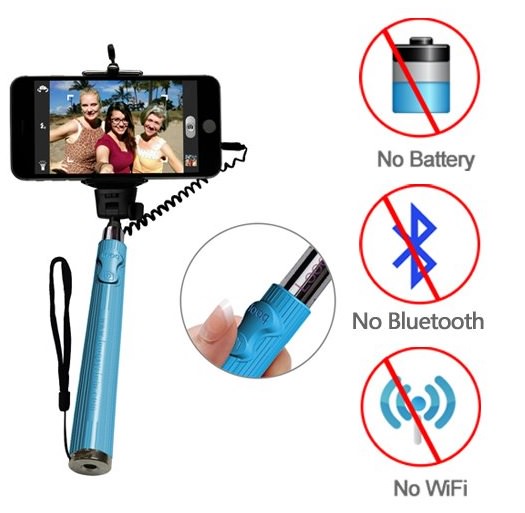 Looq Wired Selfie Stick