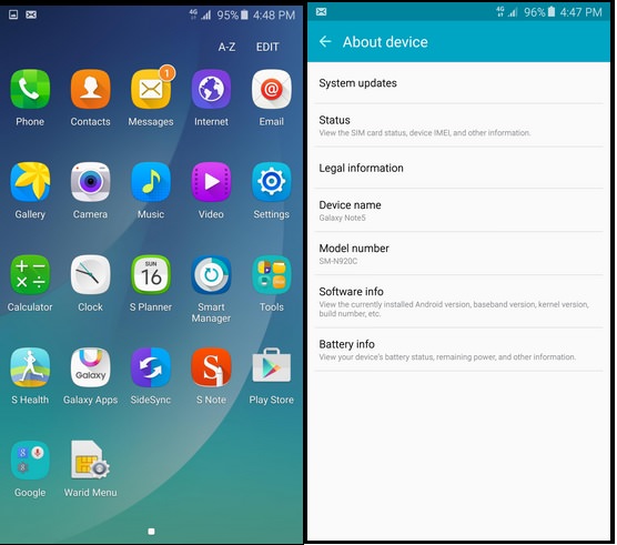 How To Install Note 5 ROM In Galaxy S6 (Ported ROM)