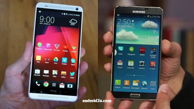 Samsung Galaxy Note 3 vs HTC One Max