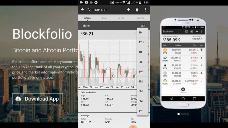 Blockfolio Bitcoin Altcoin App